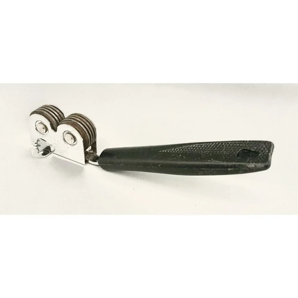 MCM Ekco Chrome Plated Pull Through Knife Sharpener 6.5” Retro Gadget Vintage